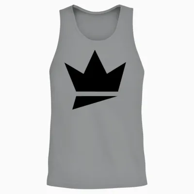 Crown Logo Unisex Tank Top - Sport Grey