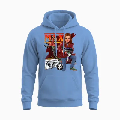 Stranger Things Tales from '85 Max Unisex Hoodie - Carolina Blue