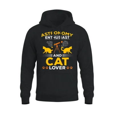 Solar System Astronomy I Astronomy Enthusiast And Unisex Hoodie - Black