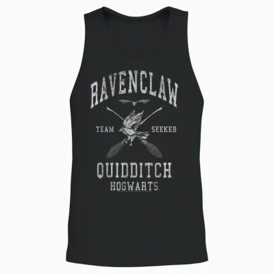Harry Potter Ravenclaw Team Seeker Hogwarts Quidditch,short Sleeve Unisex Tank Top - Black