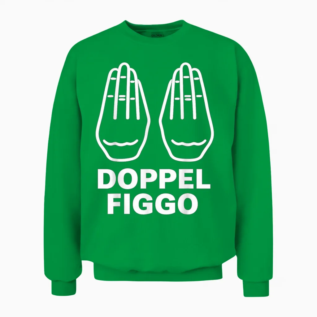 Double Figgo Legally Secured Unisex Sweatshirt in Irish Green