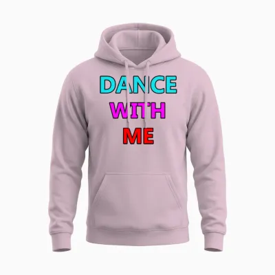 Dance with Me -Music Unisex Hoodie - Light Pink