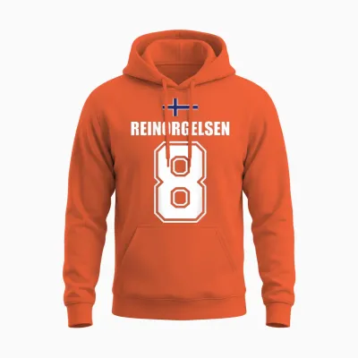 Lustige Namen Norwegen Trikot Für Mallorca Und Die Party Unisex Hoodie - Orange