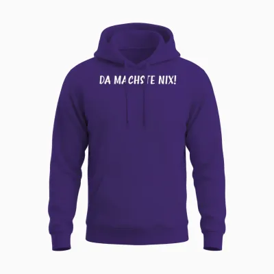 Spruch Witzig Lustig Ironisch Sarkastisch - Da Machste Nix! Unisex Hoodie - Purple