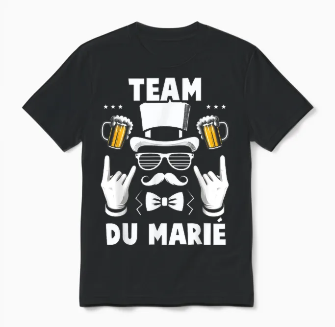 Evg Alcohol Humour Team Future Groom Funeral Stag Life T-Shirt, Black, S Unisex T-Shirt in Black