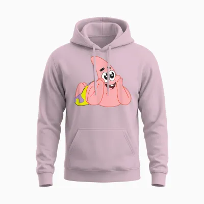 Mademark X Spongebob Squarepants - Patrick Star - Feelin' Cute Unisex Hoodie - Light Pink