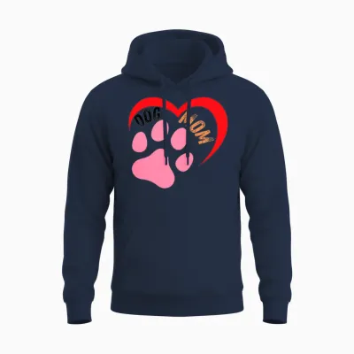 Dog Mom Unisex Hoodie - Navy