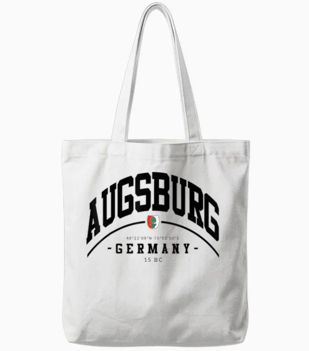 Augsburg Reise Nach Augsburg Heimat Deutschland Augsburg Tote Bags in White