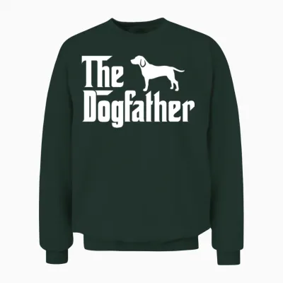 The Dogfather - Funny Beagle Dad Unisex Sweatshirt - Forest