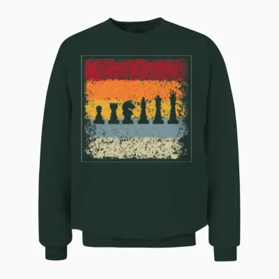 Chess Retro Unisex Sweatshirt - Forest