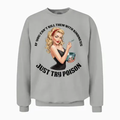 Wise Word Retro Unisex Sweatshirt - Ash