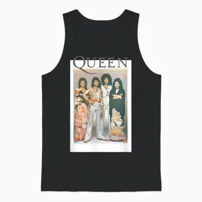 Königin Polaroid Unisex Tank Top - Black