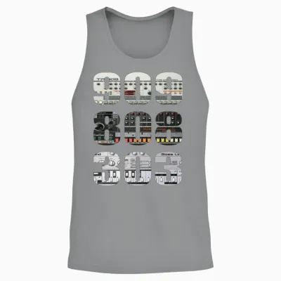 303 808 909 Music History Unisex Tank Top - Sport Grey