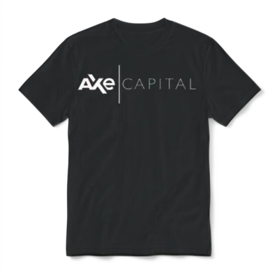 Billions Axe Capital Horizontal Logo Unisex T-Shirt - Black