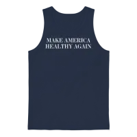 Make America Healthy Again Merch Unisex Tank Top - Navy – 1