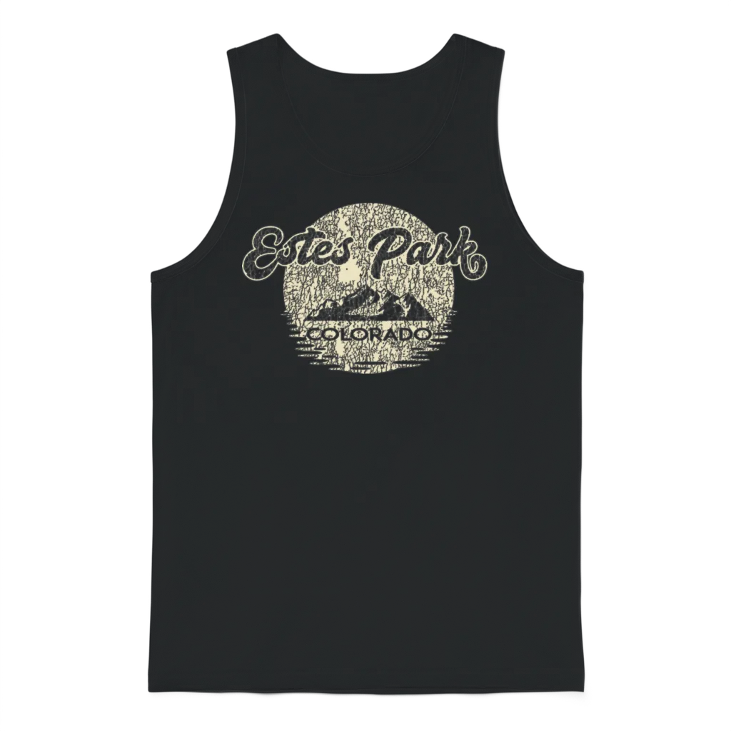 Estes Park Colorado Rocky Mountains National Park Unisex Tank Top - Black