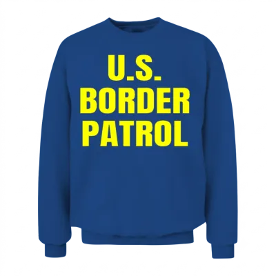 Us Border Patrol Gift Thin Green Line for Men Unisex Sweatshirt - Royal