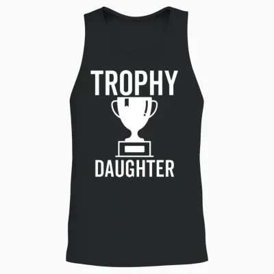 Trophy Daughter Unisex Tank Top - Black
