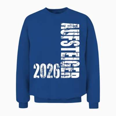 Aufsteiger 2026 Vintage Motiv Aufstiegsfeier Mannschaft Fun Unisex Sweatshirt - Royal