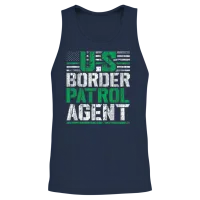 Us Border Patrol Agent Unisex Tank Top - Navy – 2