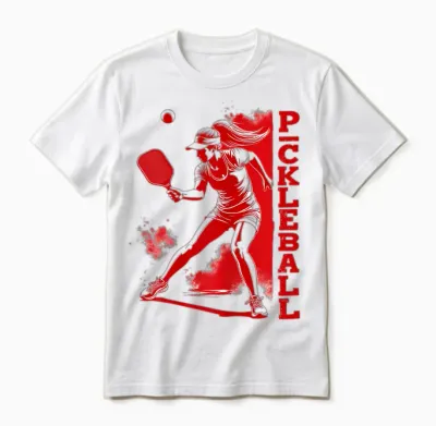 Pickleball - Women's Pickleball T-Shirt Outfit Unisex T-Shirt - White