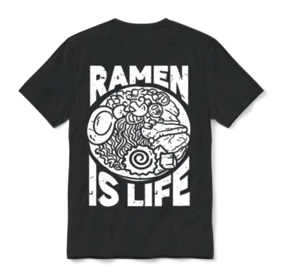 Ramen Lover Japanese Noodle Soup Ramen Unisex T-Shirt - Black