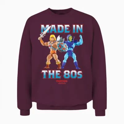 Masters of the Universe Made in the 80s Unisex Sweatshirt - Maroon