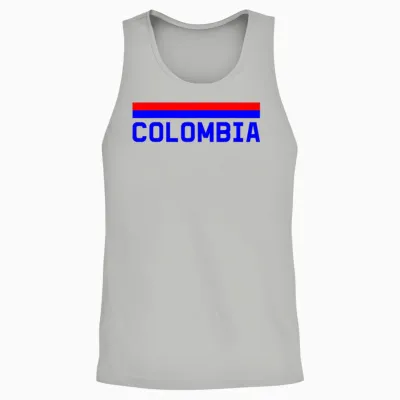 Kolumbien Outfit Kolumbianische Bekleidung Colombia Design Unisex Tank Top - Ash