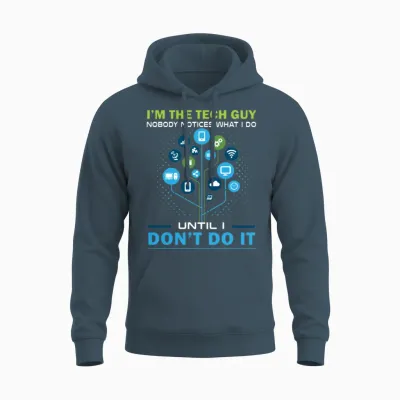 Technology Guy Nobody Notices What Do Unisex Hoodie - Dark Heather