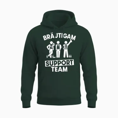 Team Groom Support Team Jga Stag Night T-Shirt, Black, S Unisex Hoodie - Forest