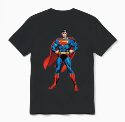 Superman Classic Pose Unisex T-Shirt - Black