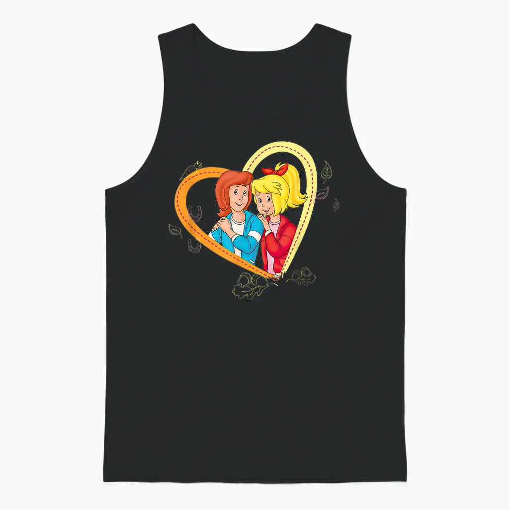 Bibi & Tina - Autumn Love Halloween Ii T-Shirt, Blue, S Unisex Tank Top in Black