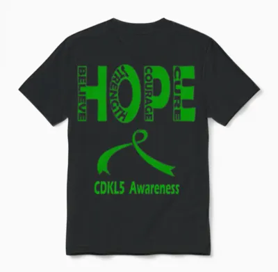 Cdkl5 Awareness Unisex T-Shirt - Black