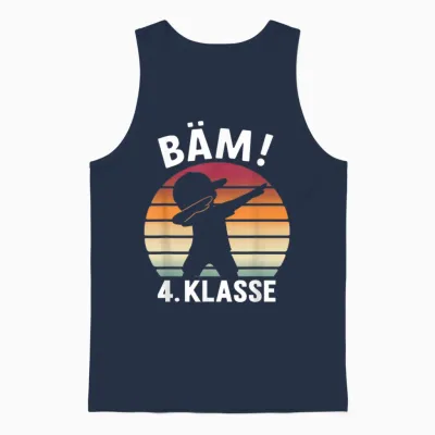 Bäm 4. Klasse 4 Vierte Klasse 2026 Unisex Tank Top - Navy