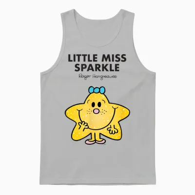 Mr. Men Little Miss Sparkle Unisex Tank Top - Ash