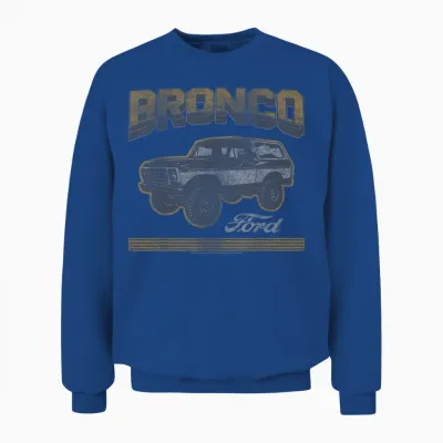 Ford - Bronco Suv with Logo Unisex Sweatshirt - Royal