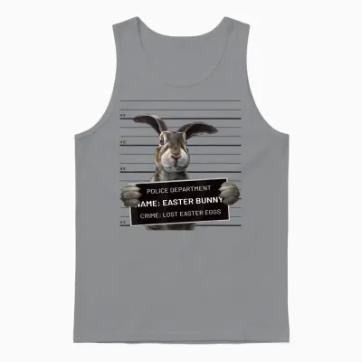 Coole Hasen-Grafik, Tolle Lustige Ostern Unisex Tank Top - Sport Grey