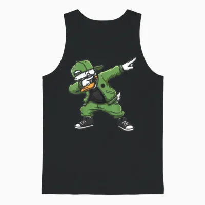 Graphic Oregon Duck Streetwear Classic Men Women Unisex Tank Top - Black
