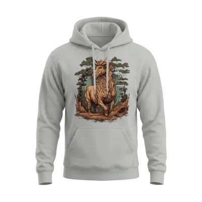 A Mystical Horse Unisex Hoodie - Ash