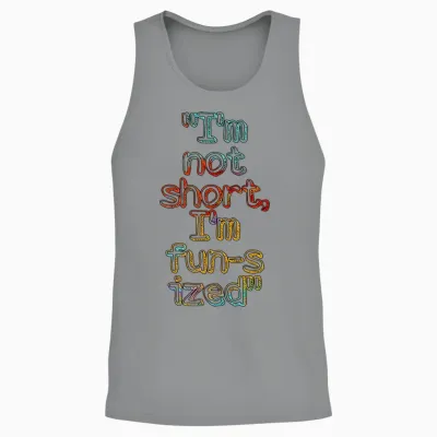Funny Design Unisex Tank Top - Sport Grey