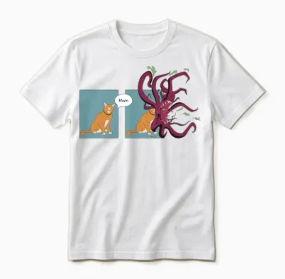 Captain Marvel - Flerken Goose Unisex T-Shirt - White