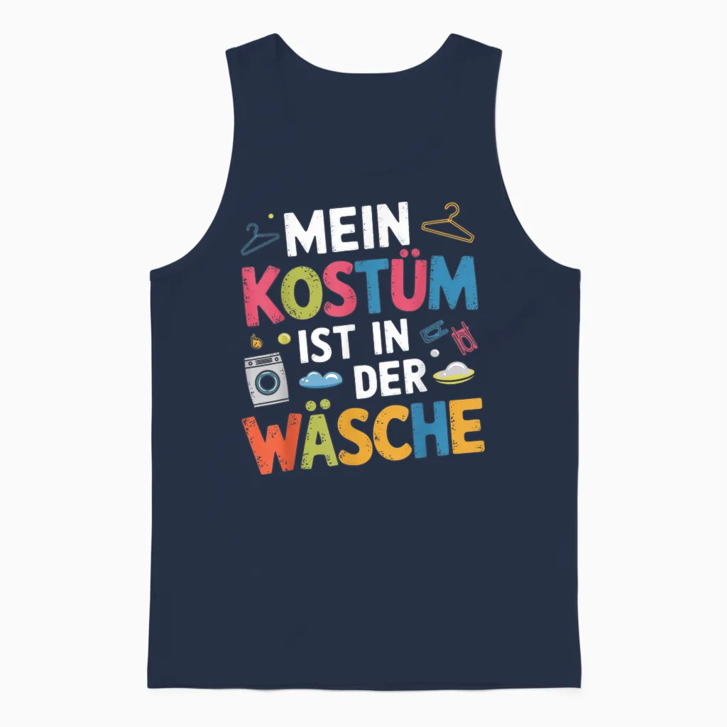Mein Kostüm Ist in Der Wäsche Karneval Kostüm Children's Boys' Unisex Tank Top in Navy