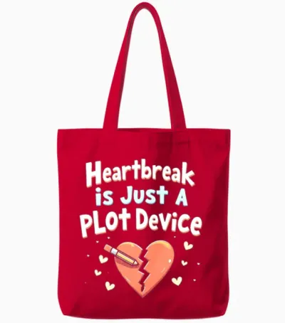Breakup Empowerment Self-Love Fresh Starts Tote Bags - Red