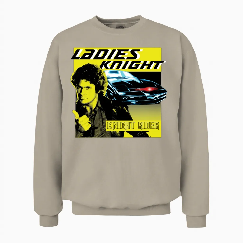 Knight Rider Ladies Night - Motorcycles Unisex Sweatshirt in Sand