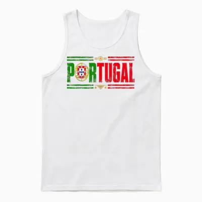 Portugal Portuguese Men Kids Women Portuguese Unisex Tank Top - White