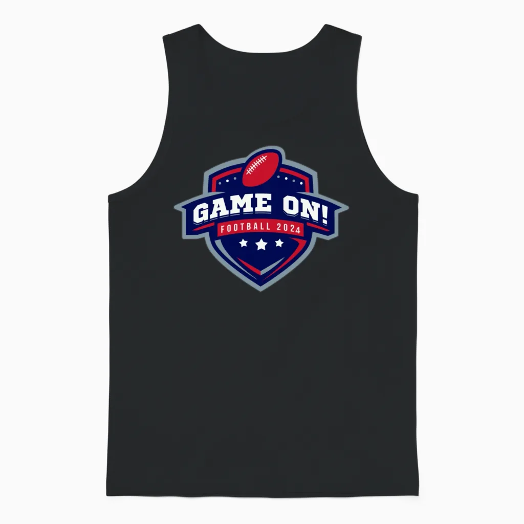 Game on - Football 2024 Unisex Tank Top in Black