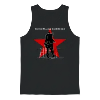 Bernie Against the Machine Unisex Tank Top - Black – 1