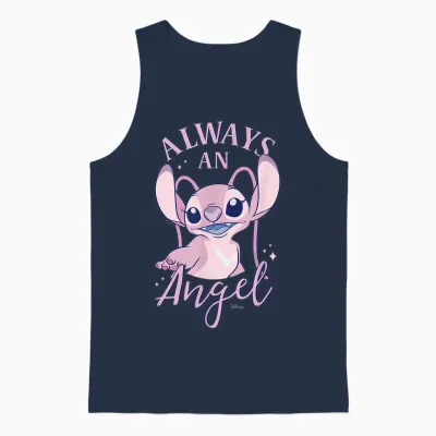 Lilo & Stitch - Always an Angel Unisex Tank Top - Navy