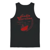 Radio Caroline Belgium Unisex Tank Top - Black – 1