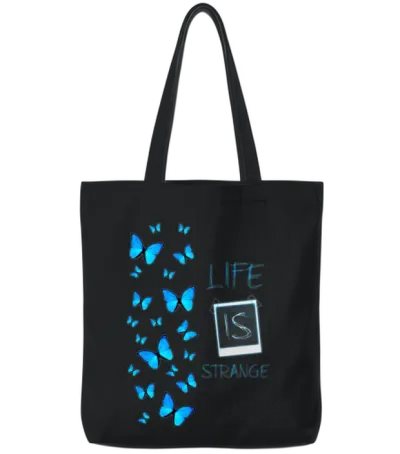 Life Is Strange Tote Bags - Black
